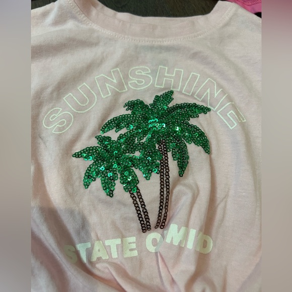 🌸 Toddler Girl Summer Tops set lot of 3 tank tops one NWT size 2T - Picture 2 of 12